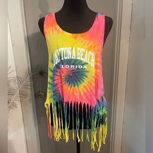 NWT Daytona Beach, Florida tie-dye Tank Top. Size XL.